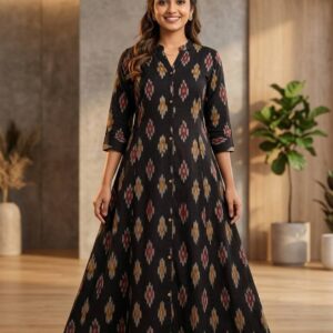 Ikkat Frock