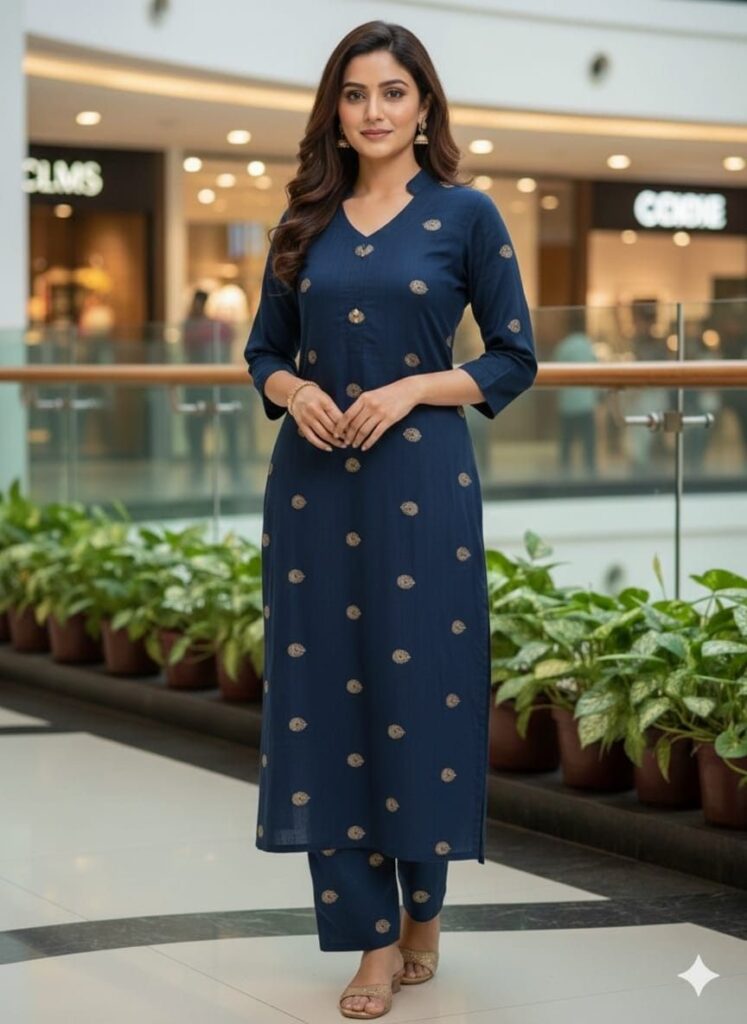 Butta Silk Set