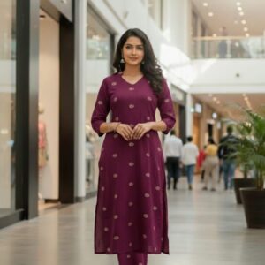 Butta Silk Set